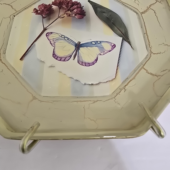 vintage 6.5 Inch Resin Trinket Tray MIDWEST OF CANNON FALLS Mid Century - Picture 5 of 11